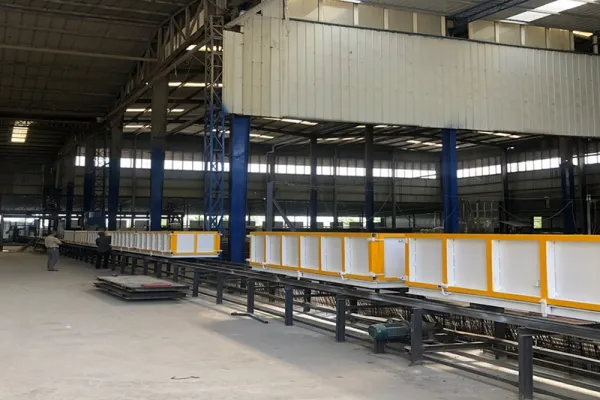 Foam Concrete Wall Panel Production Line in Sichuan, China